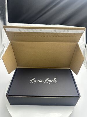 Prezzo buono Set di imballaggi personalizzabili in cartone ondulato include busta protettiva in kraft e scatola regalo elegante in nero opaco per l'esposizione in linea