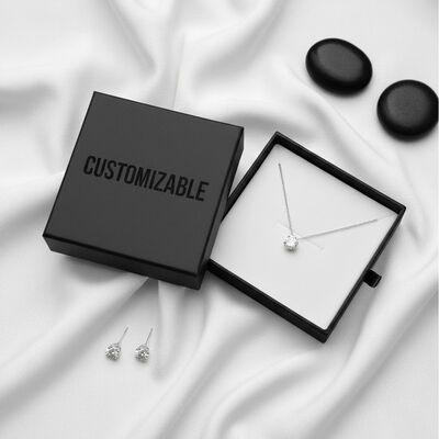 Prezzo buono Scatola di carta per gioielli con elegante texture, design a strati e rivestimento in velluto, perfetta per gioielli personali o da regalare in linea