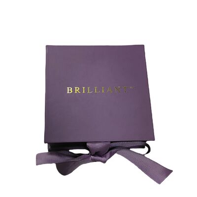 Prezzo buono Scatola di carta per gioielli costruita con cartone di carta rigida tessuto con design a pieghevole e rivestimento interno morbido per la protezione dei gioielli in linea