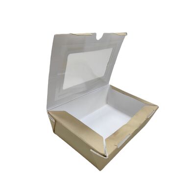Prezzo buono Dimensioni personalizzate Pacchetto Cartone con carta rivestita di qualità alimentare 4 colori di stampa laminazione opaca e caratteristiche di formazione di taglio a stampo personalizzabile in linea