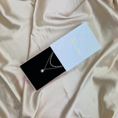 Prezzo buono Custom Jewelry Paper Box made from rigid cardboard with matte laminated surface available in flip lid drawer and two piece box styles with hot stamping embossing and UV printing. online