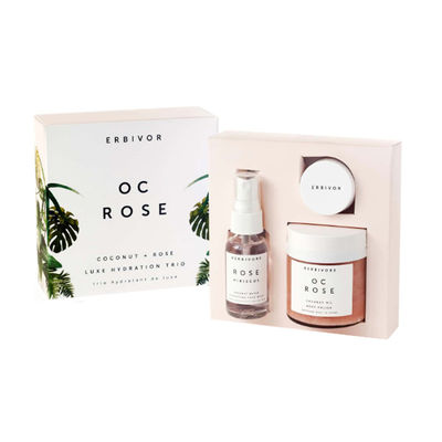 Prezzo buono Contenitore di regalo bianco cosmetico pieghevole di trucco della carta della scatola di carta con l'inserzione di carta in linea
