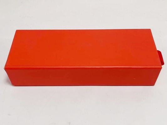 Prezzo buono L'abitudine di carta arancio della scatola del cassetto ha stampato la laminazione 157gsm di Matt dei contenitori di regalo in linea