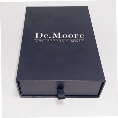 Prezzo buono Tipo contenitori del cassetto di imballaggio del regalo fatti a mano con stagnola su ordinazione che timbra logo in linea