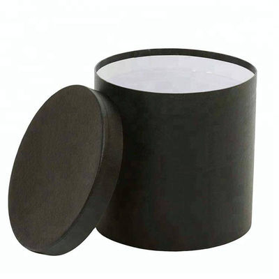 Prezzo buono Contenitore di carta delle scatole della carta della carta di pacchetto cilindrico nero decorativo rotondo del regalo in linea