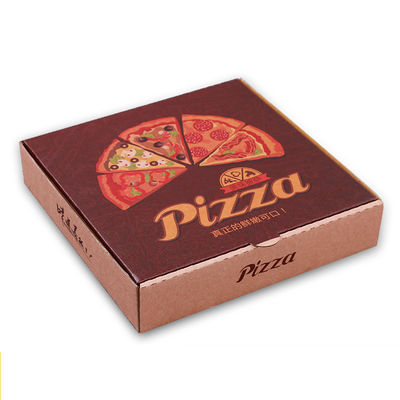 Prezzo buono Il cioccolato rigido riutilizzabile inscatola i contenitori di carta di imballaggio della pizza dell'alimento del cartone in linea