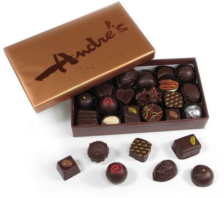 Prezzo buono Coperchio del contenitore di carta di pacchetto del dolce di cioccolato e materiale ambientale della scatola bassa in linea