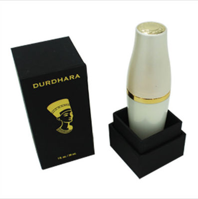 Prezzo buono Pacchetto caldo del regalo della luce della base del coperchio di logo della stagnola di colore della carta di imballaggio dell'oro nero del contenitore in linea