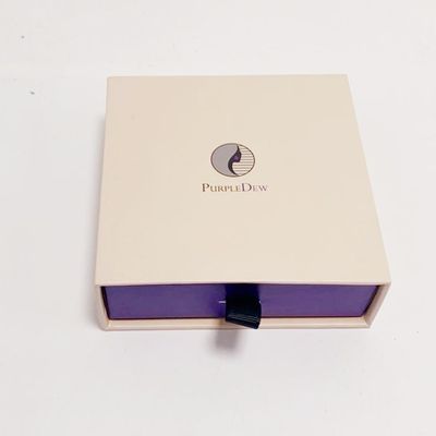Prezzo buono Contenitori di carta riciclati bianchi di contenitore di regalo della collana che imballano le scatole su ordinazione del cassetto in linea