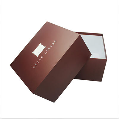 Prezzo buono Contenitore di carta di pacchetto riciclabile rosso scuro, imballaggio rigido del regalo della scatola di cartone in linea