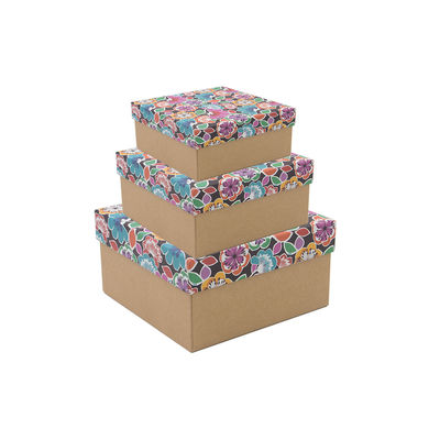 Prezzo buono I contenitori di imballaggio del regalo della carta kraft Hanno personalizzato Eco d'imballaggio pieghevole amichevole in linea