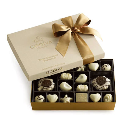 Prezzo buono Scatole d'imballaggio personali di abitudine dei contenitori di imballaggio del cioccolato con la finestra in linea