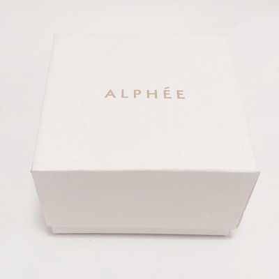 Prezzo buono Bello stile di carta del coperchio e della base di logo dell'oro della stagnola della scatola di carta di Boxesfancy dei gioielli in linea