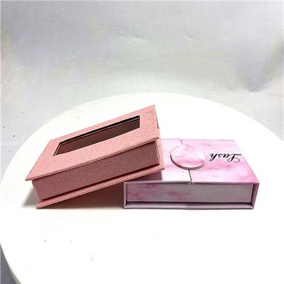 Prezzo buono Scatola di carta cosmetica di rettangolo multiplo di colori per il ciglio in linea