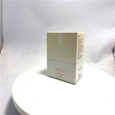 Prezzo buono Contenitore di carta cosmetico di coperchio medio del quadrato per la crema di fronte del deposito in linea