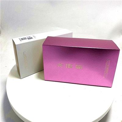 Prezzo buono Tipo rosa riciclabile scatola del cassetto di imballaggio cosmetica di cura di pelle in linea