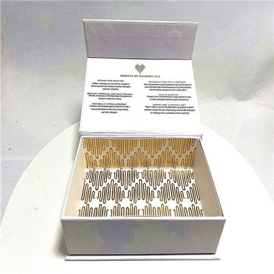 Prezzo buono Tipo bianco scatola di carta cosmetica del libro di capacità elevata di cura personale in linea