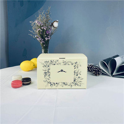 Prezzo buono Piccole scatole di cartone delicate giallo-chiaro del dolce per i regali in linea